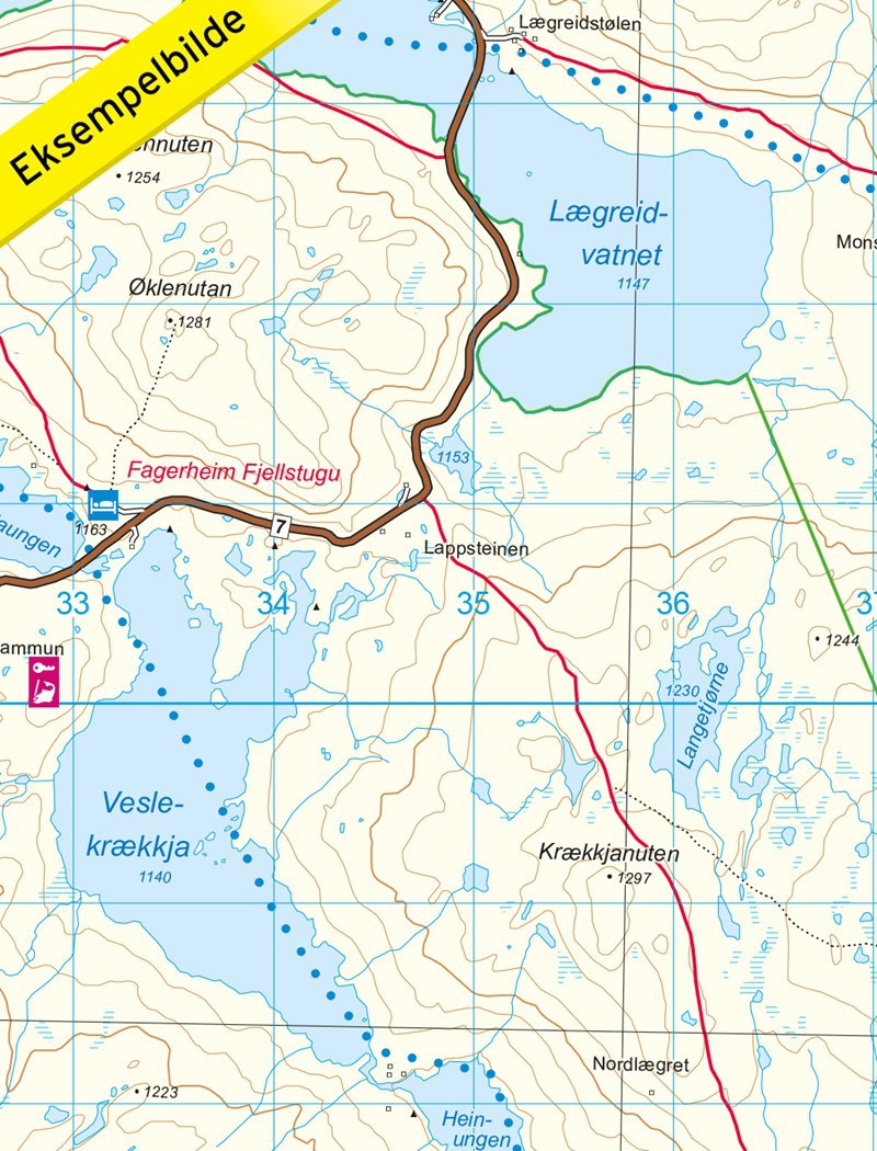 Skarverennet 1:50 000