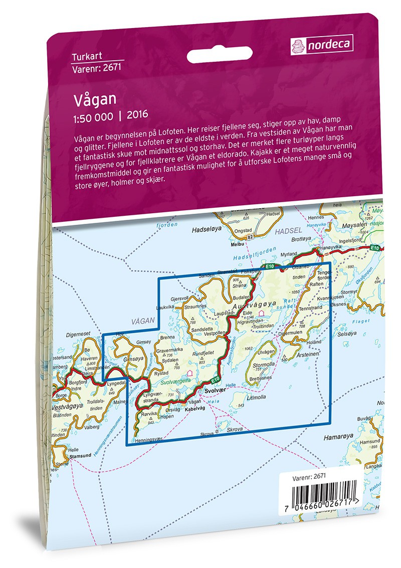 Vågan 1:50 000