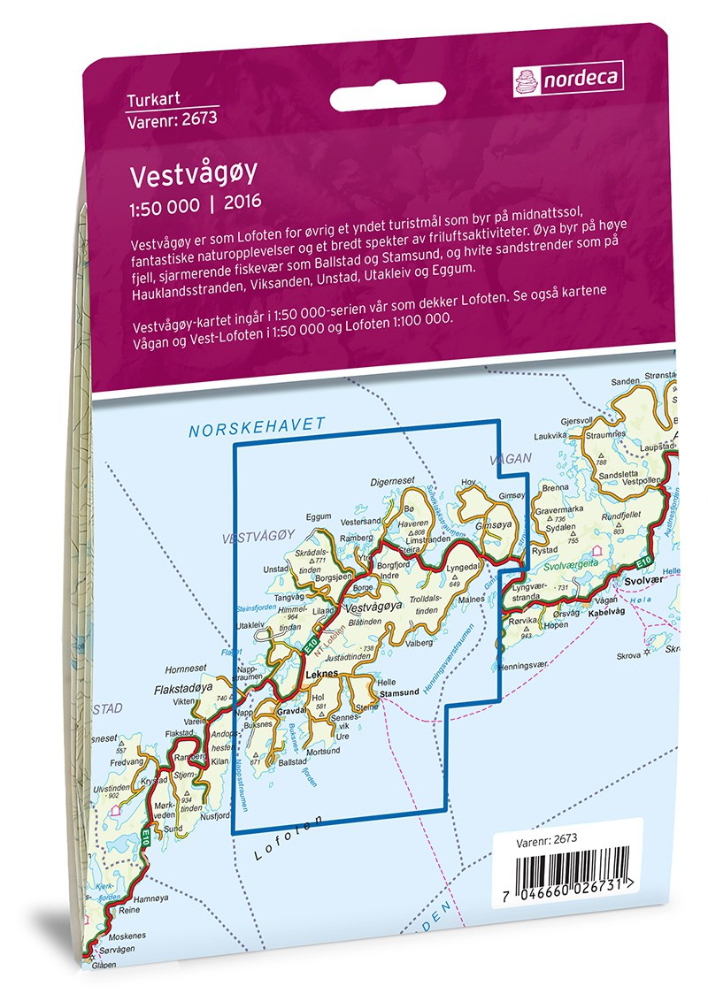 Vestvågøy 1:50 000