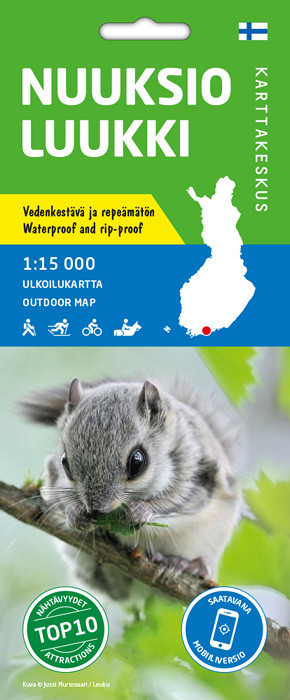 Nuuksio Luukki Outdoor Map, 1:15 000