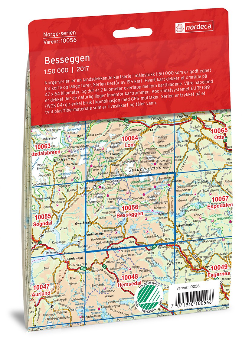 Besseggen Nordeca 10056