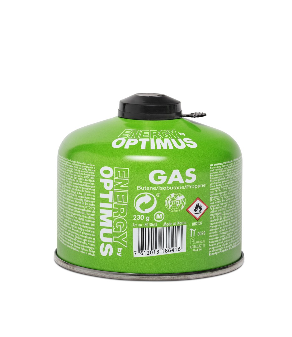 Cartouche Optimus Gas 230 g Butane/Isobutane/Propane