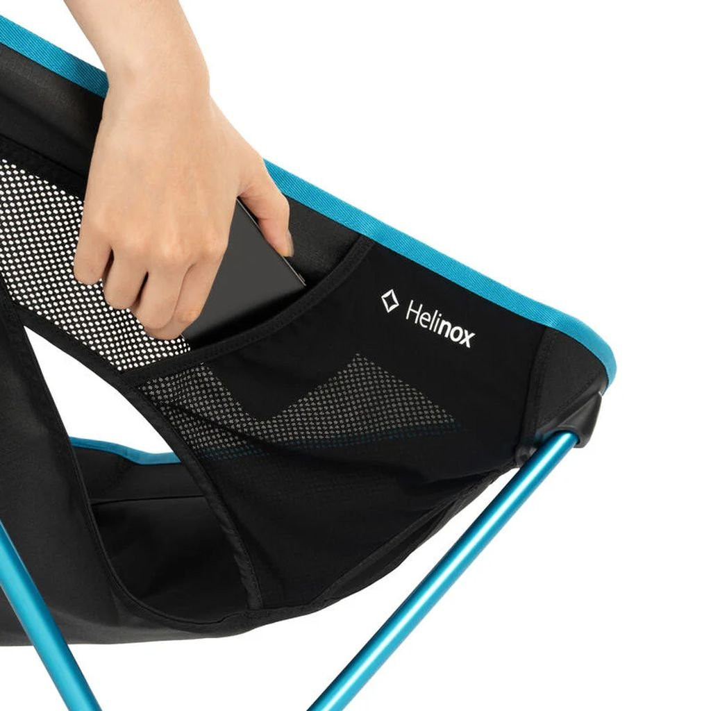 Chaise de camping légère Helinox Sunset Chair (re) - Noit/Bleu/Black