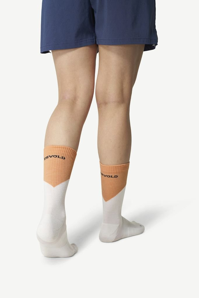 Chaussettes mi hautes laine mérinos Devold Endurance Merino Sock - Sunrise