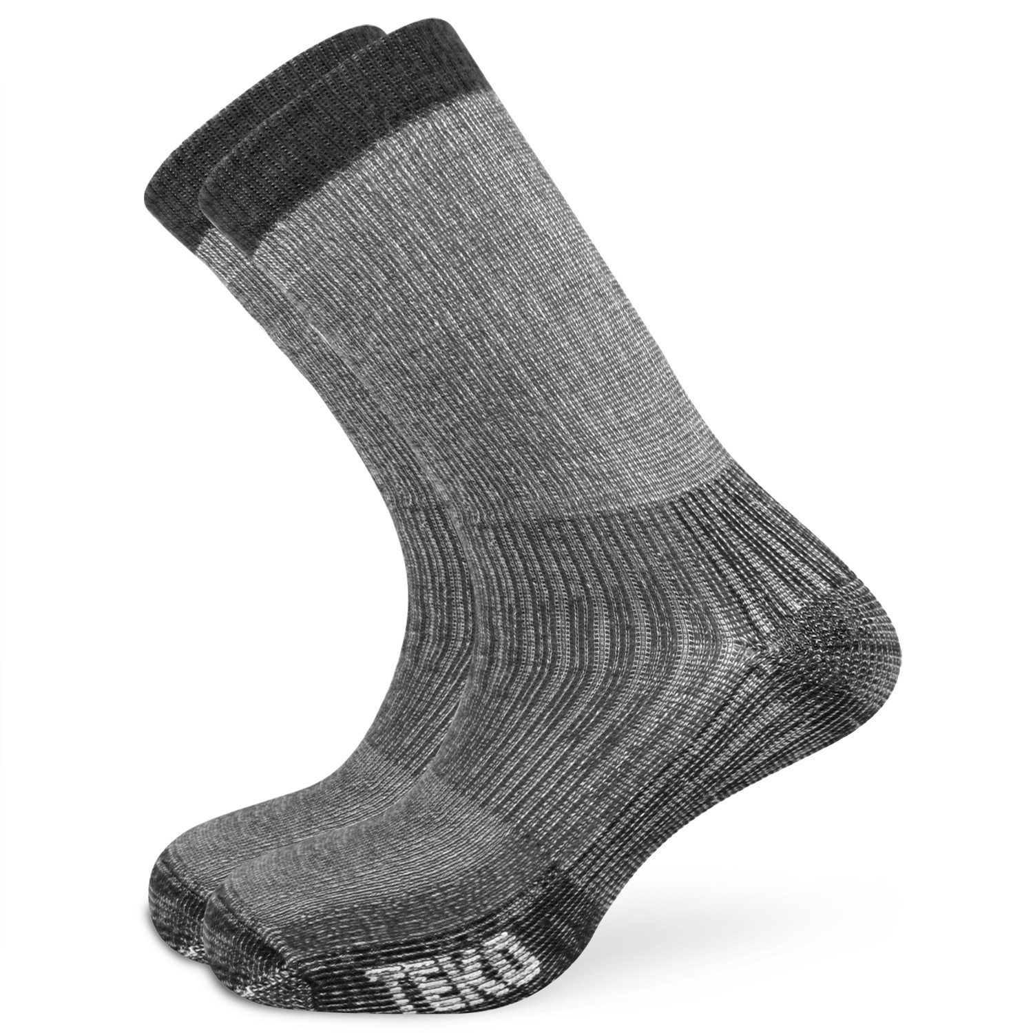 Teko Chaussettes de randonnée en Laine mérinos pour garçons Petit Canneberge