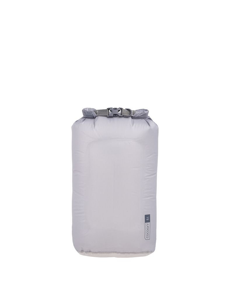 Sac de rangement ultraléger et imperméable Cocoon Drybag Hyperlight - Gris/Coral Grey