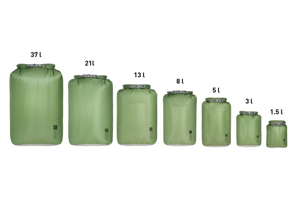 Sac de rangement ultraléger et imperméable Cocoon Drybag Ultralight - Vert/Myrtle Green