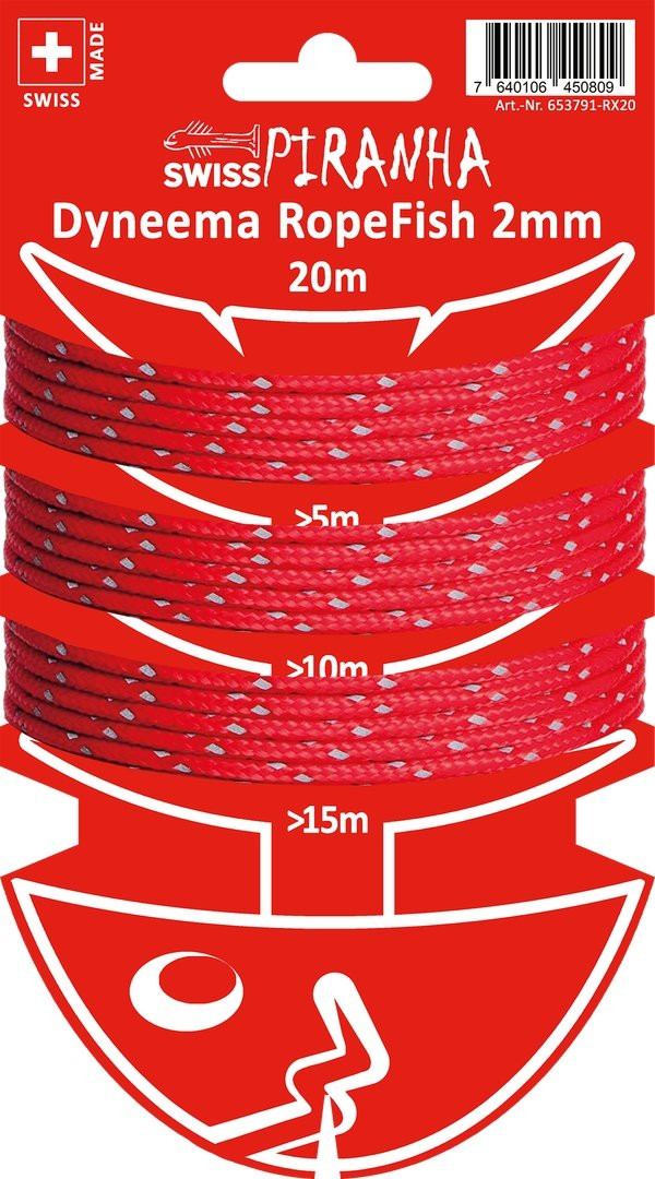 Cordelette SwissPiranha Dyneema Ropefish 2 mm