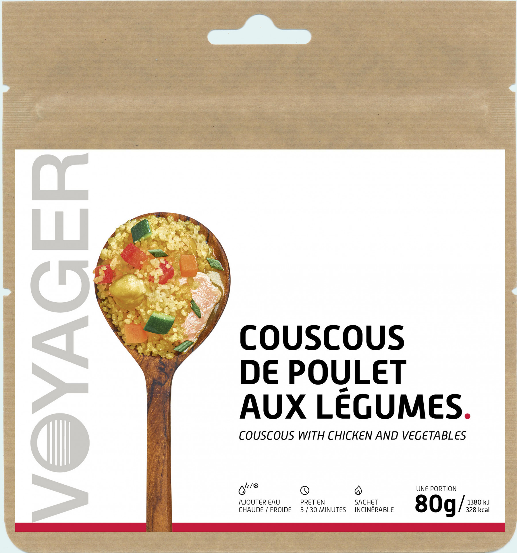 Couscous de poulet aux légumes - Voyager