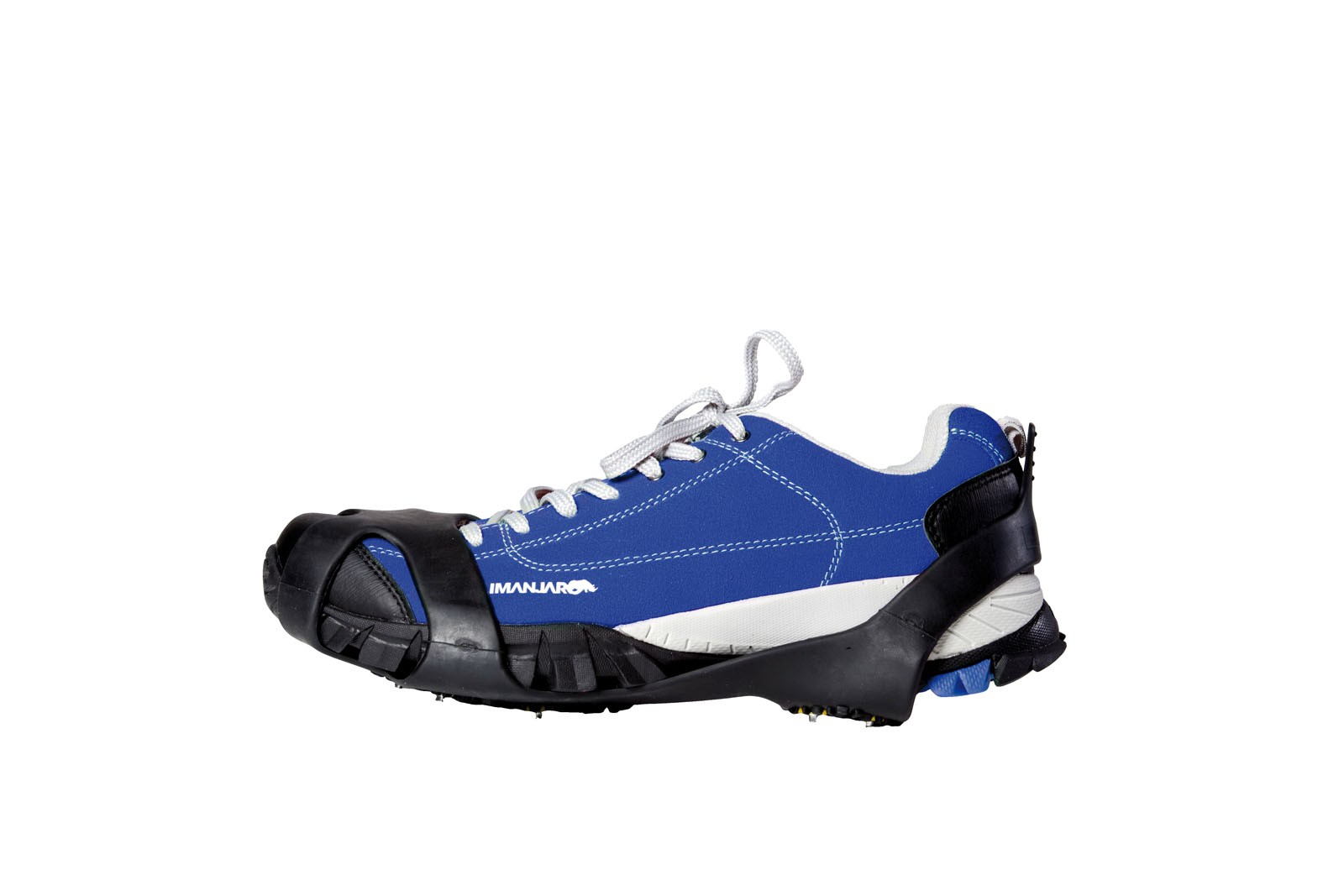 Tevlaphee Crampons,Antidérapant sur Chaussures/Bottes 10 Clous à Neige