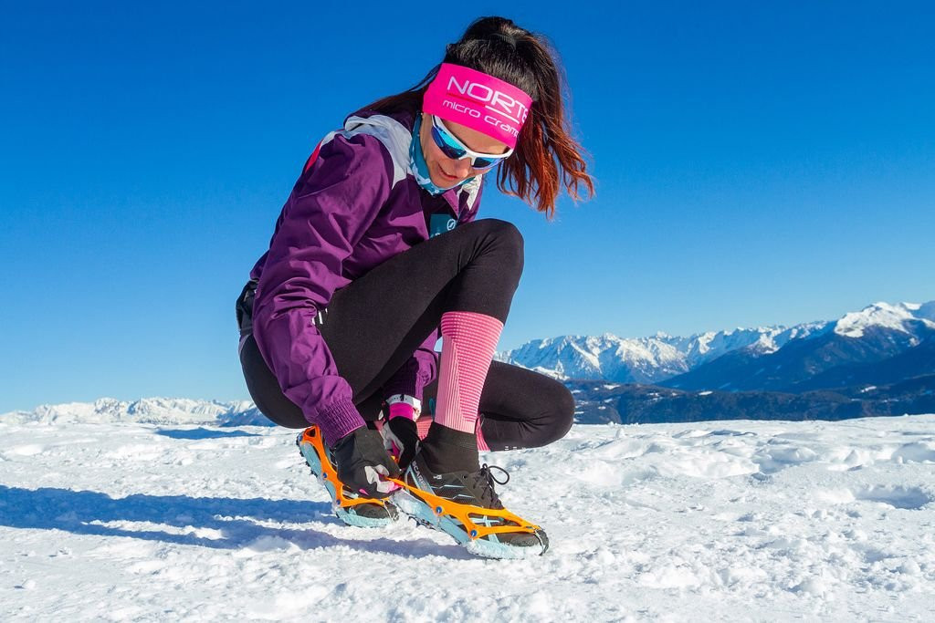 Crampons pour la course sur neige Nortec Trail
