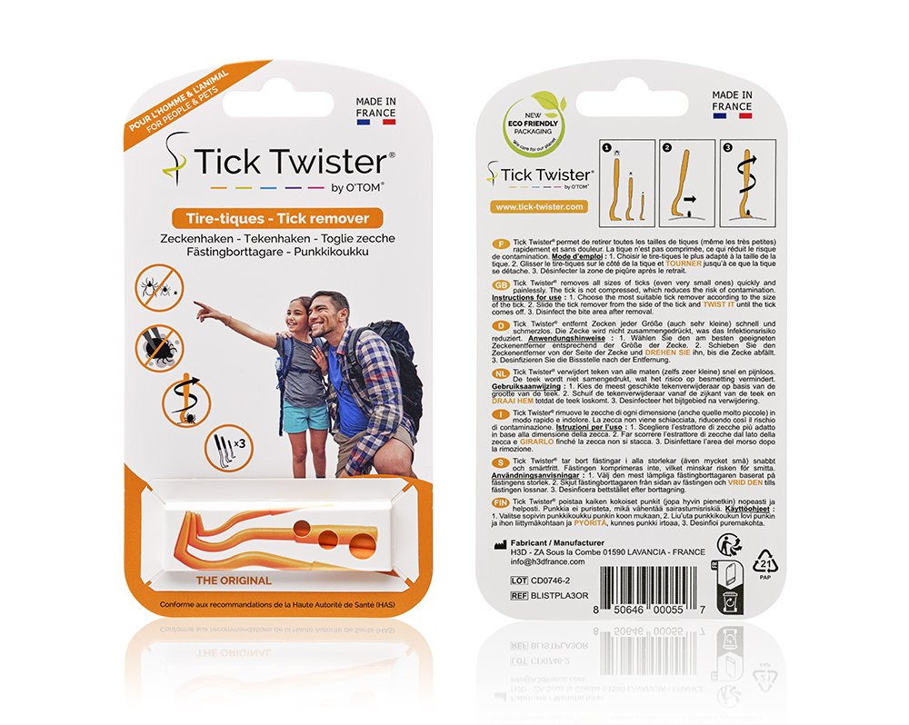Lot de 3 Crochets anti-tiques Tick Twister