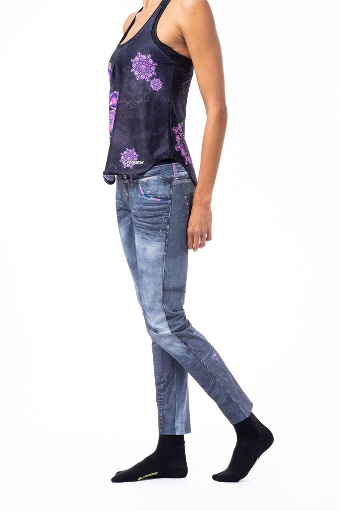 Débardeur en tissu ultraléger et respirant Crazy Top Break Woman - Mandala