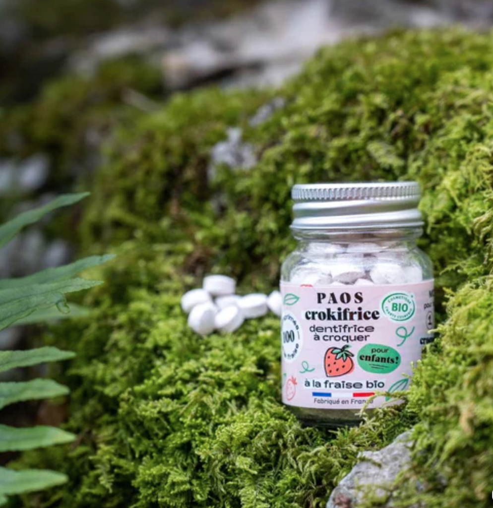 Paos flacon dentifrice à croquer BIO-Crokifrice