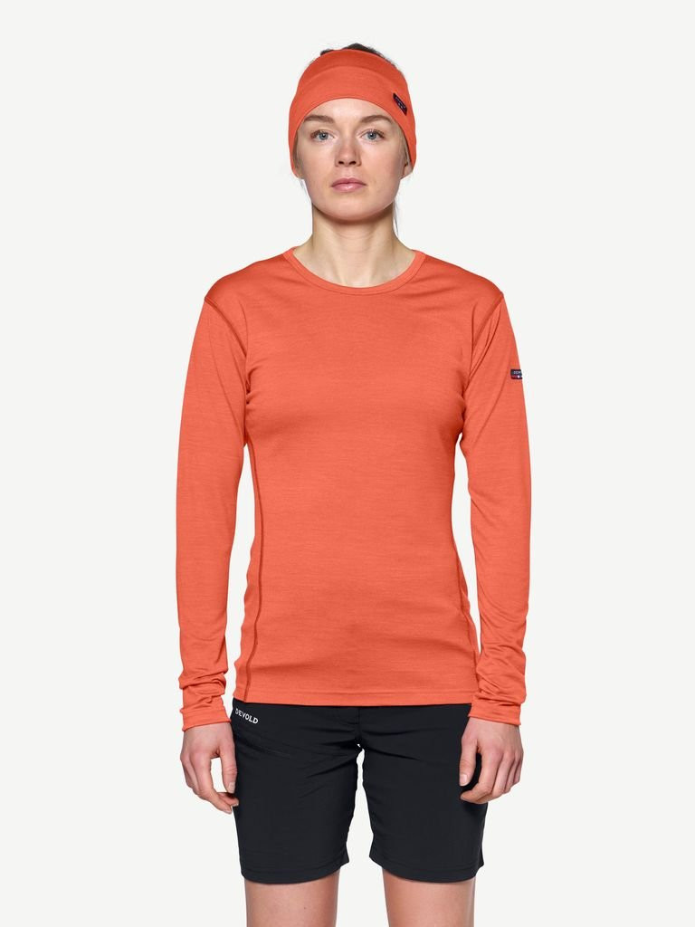 Tee-shirt manches longues fin 100% laine mérinos Devold Breeze Merino 150 Shirt Woman