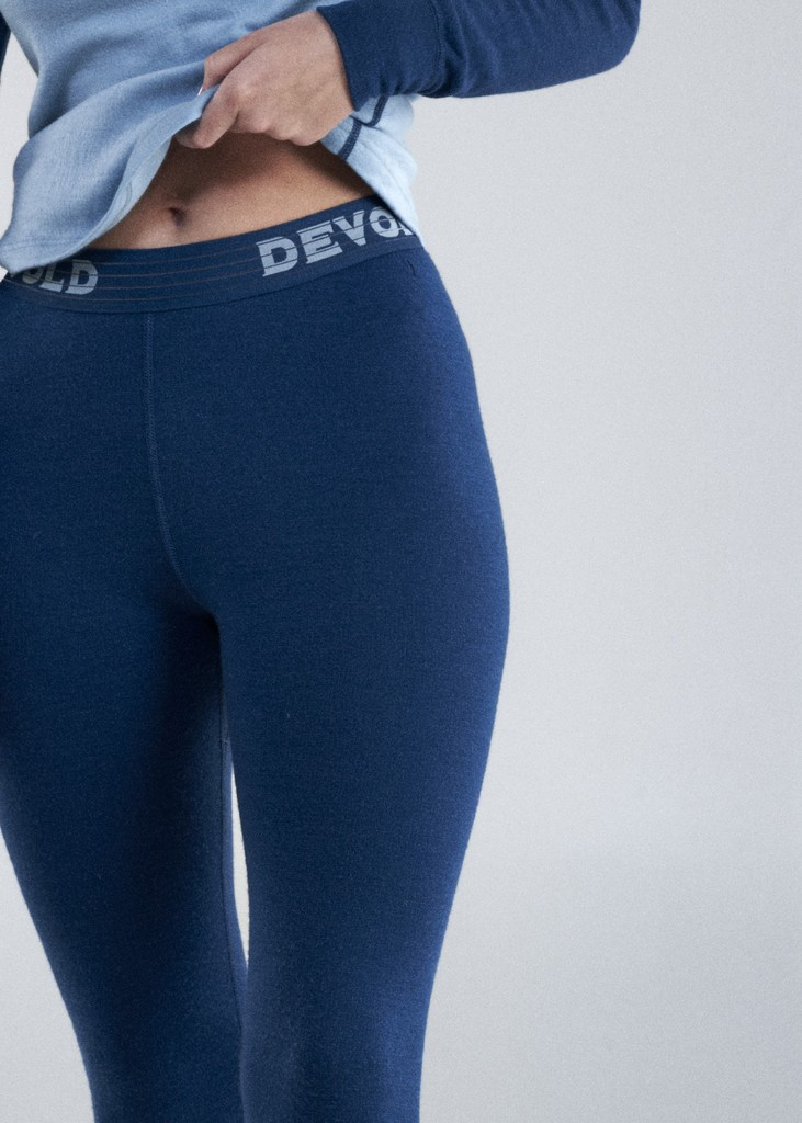 Devold Expedition Merino 235 Longs Woman-Bleu-Flood