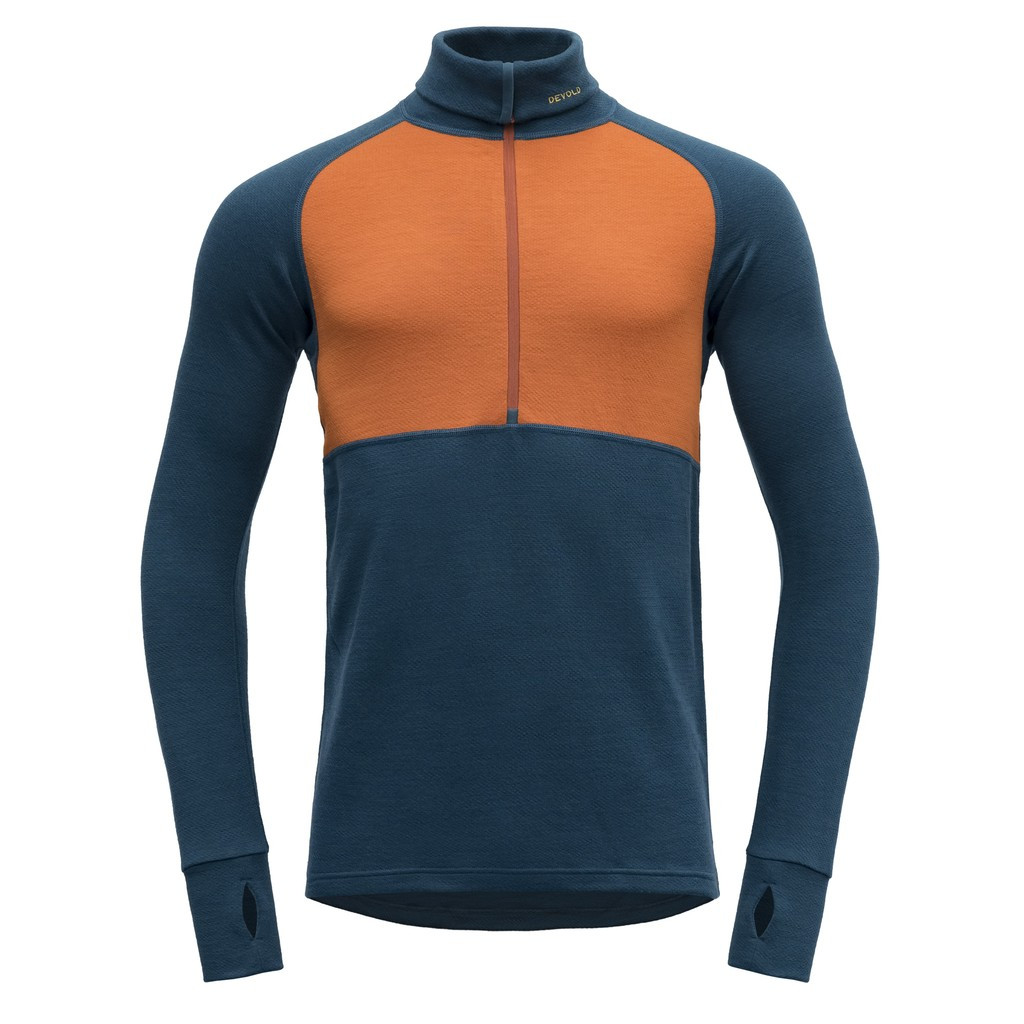 Couche intermédiaire en laine Merinos Devold Egga Grid Merino Jkt Man
