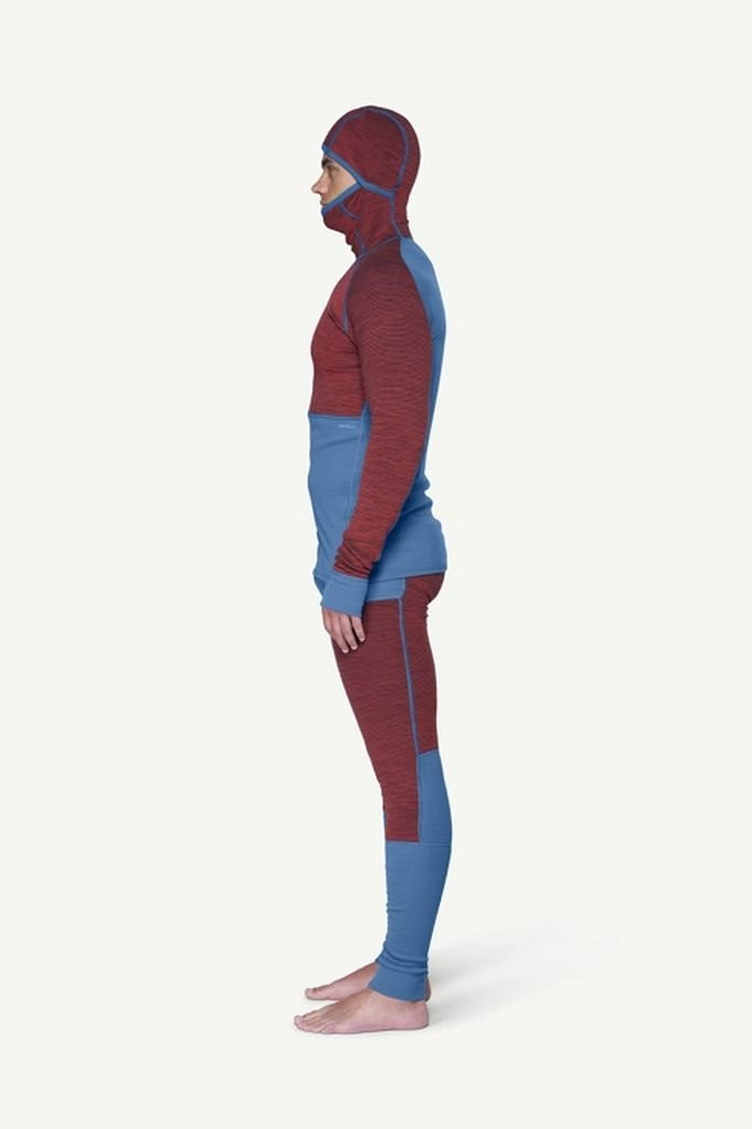 Sous-vêtement manches longues en laine mérinos Devold Tuvegga Merino Hoodie Man - Cayenne