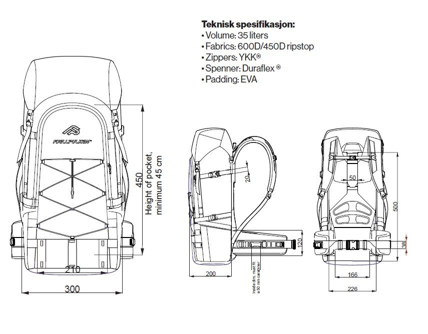 Fjellpulken Backpack 35