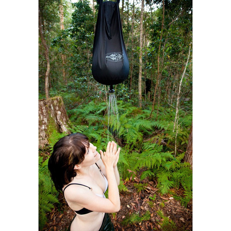 Sac De Douche Solaire MENG 200 L – Pliable, Ultra-léger, Avec Tuyau 8 M, Pommeau Et Robinet 3 Voies En Cuivre – Pour Camping Et Extérieur