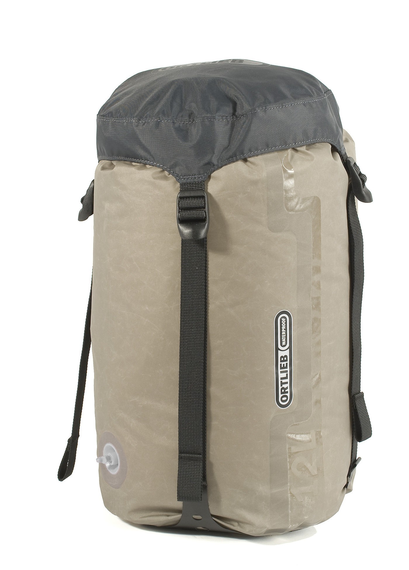 Sac fourretout à compression ultra léger avec sangles et valve Ortlieb