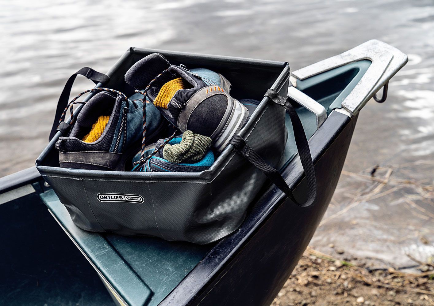 Cuvette pliable Ortlieb 5 L pour transporter l'eau en randonnée, faire