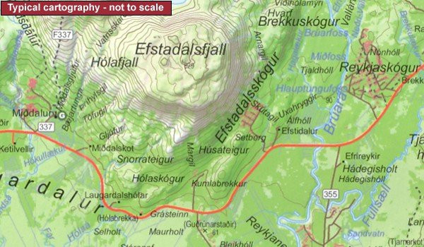 Skaftafell 1:100 000 - Sérkort 5