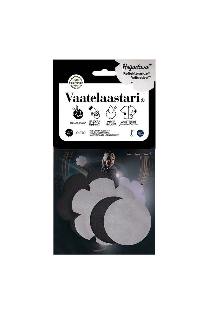 Patchs de réparation textiles réfléchissants FabPatch Loisto Reflective