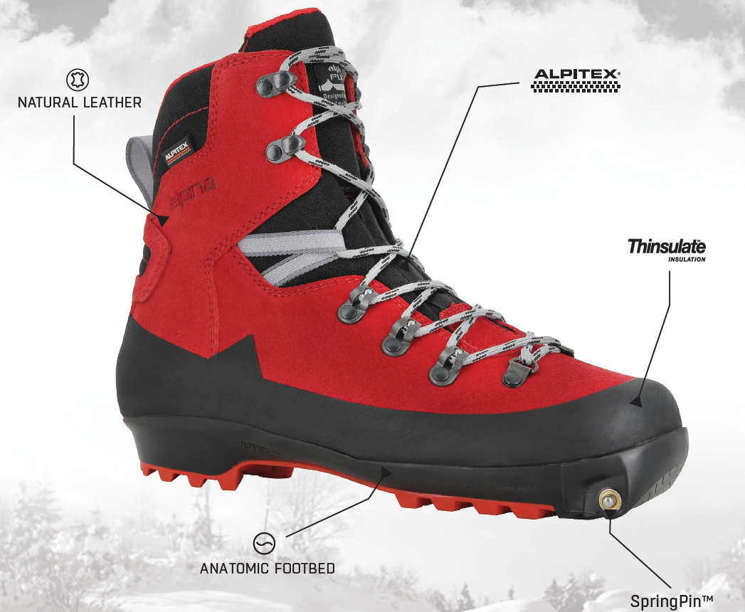 Chaussures Alpina Alaska XP Rottefella Xplore Ski Randonnée