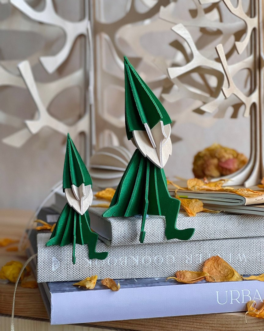 Coffret De Décoration,Poupée Elfe Gnomes De Noël,décorations Pour La