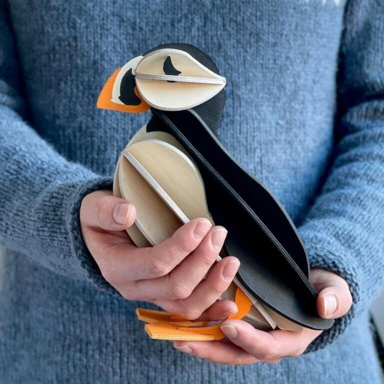 Macareux moine en bois Lovi Puffin