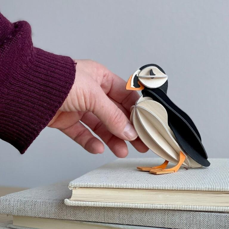 Macareux moine en bois Lovi Puffin