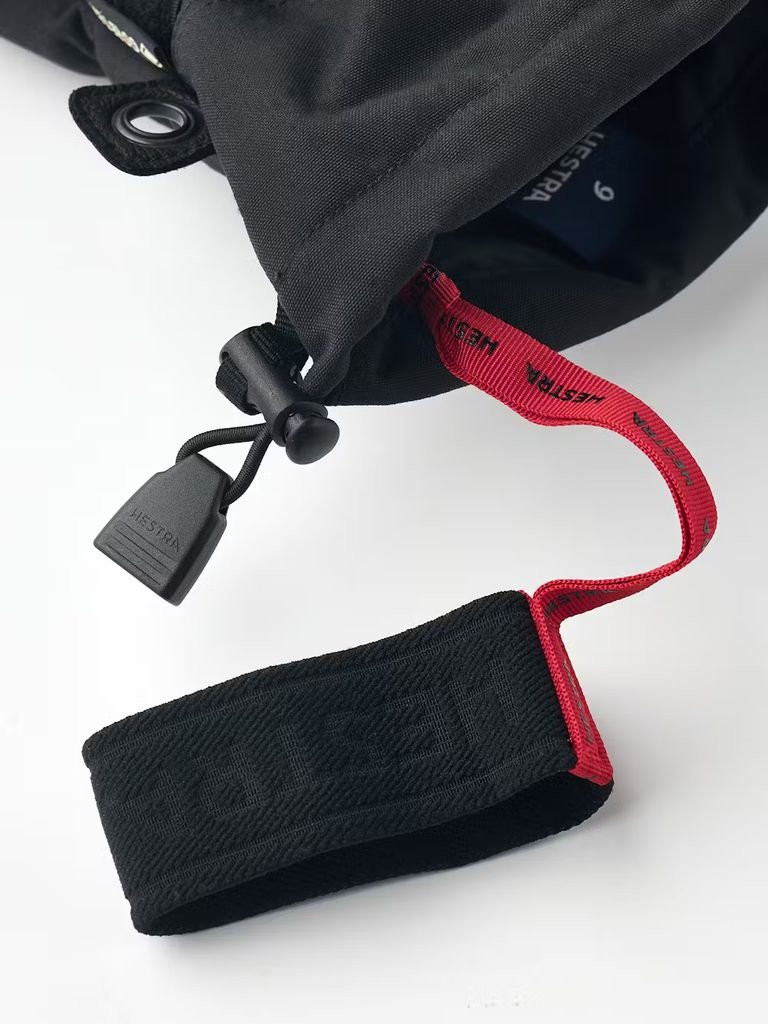 Gants chauds, imperméables et résistants Hestra Army Leather Gore-Tex Gloves-Noir