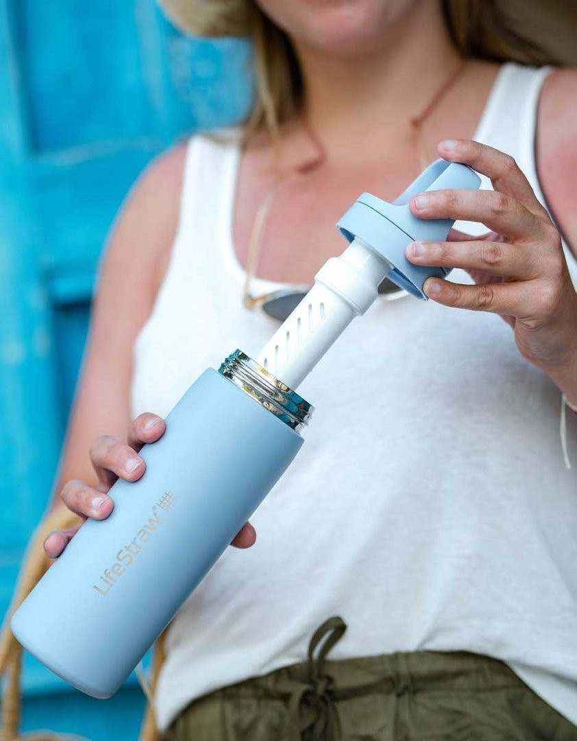 Gourde Filtrante LifeStraw Go 1L - Bleue, Neuve Sous Emballage
