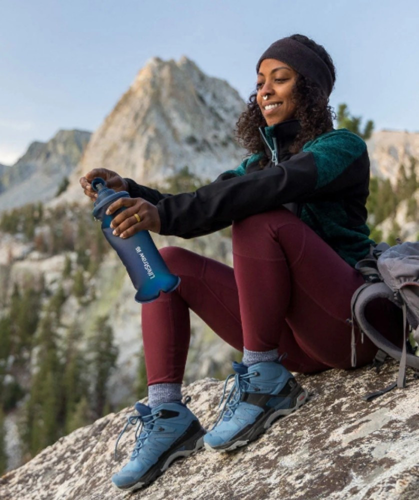 LifeStraw Filtre à Eau Personnel Bleu - Purificateur Portable Pour Randonnée, Camping Et Urgences
