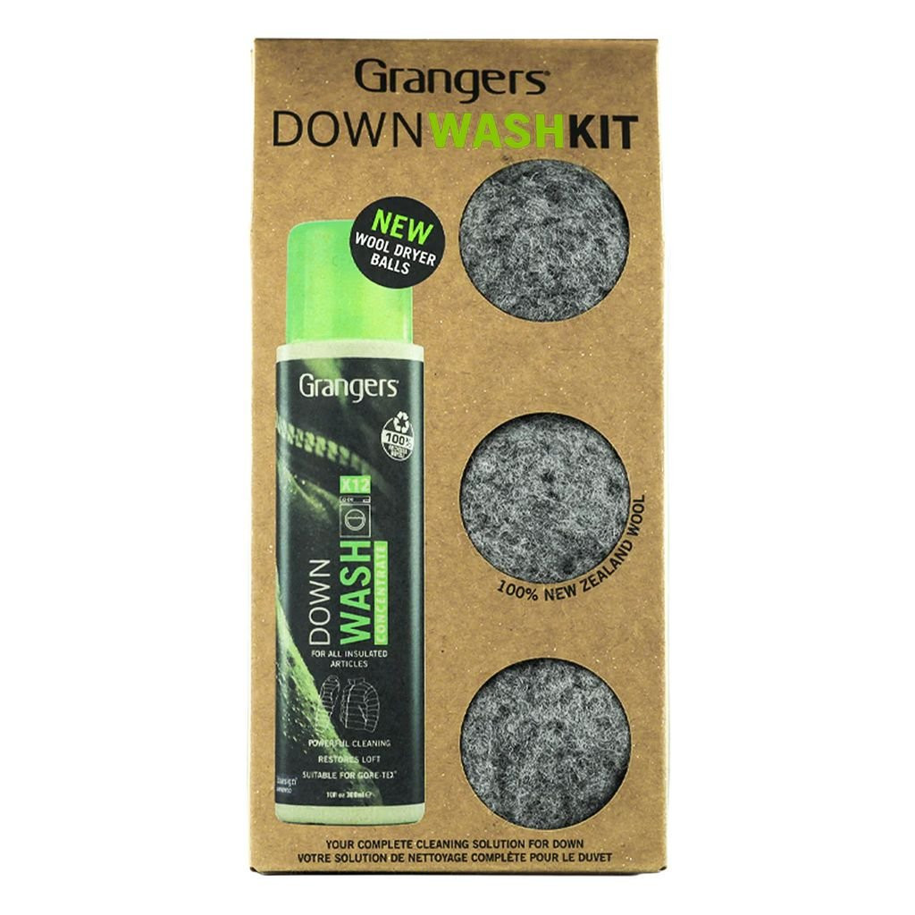 lessive et balles de séchage pour équipements en duvet et synthétique Granger’s