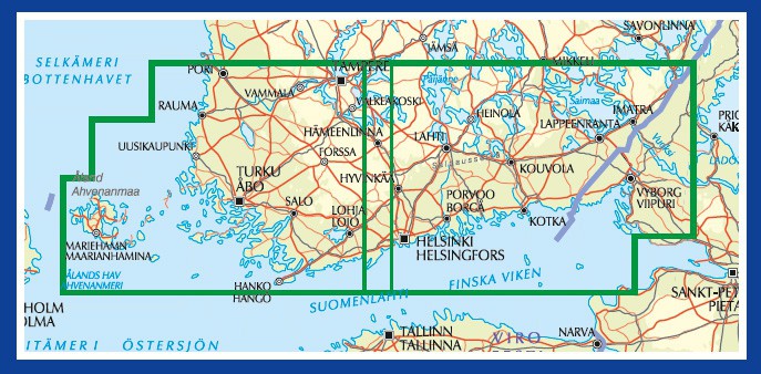 GT Tierkartta Etelä-Suomi
