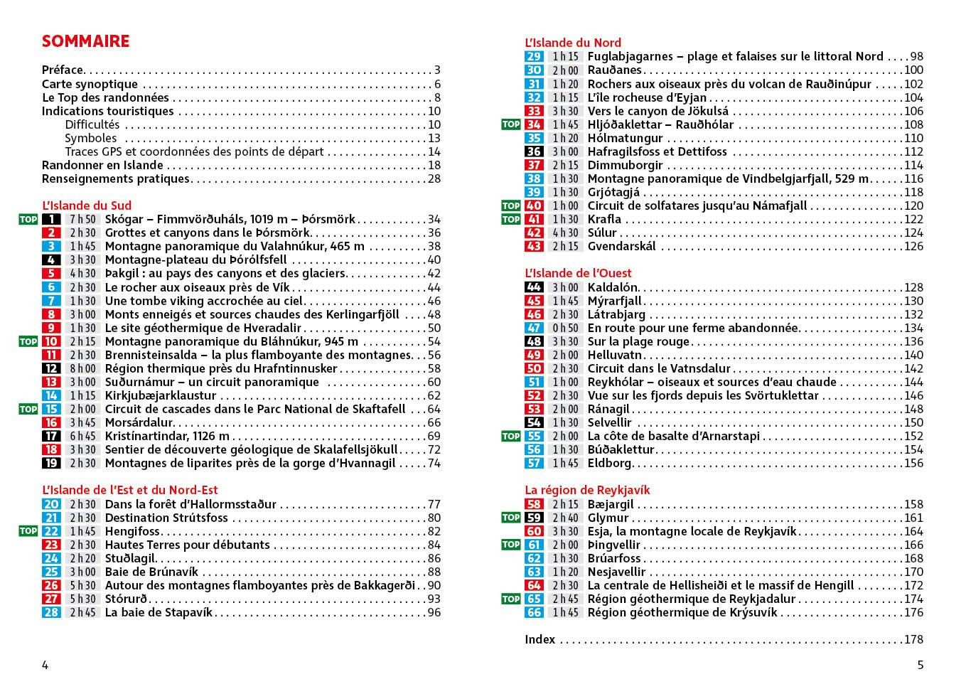 Guide de randonnée Islande - Rother