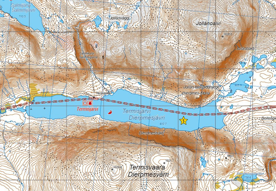 Halti Kilpisjärvi Pältsan 1:50 000 / 1:25 000