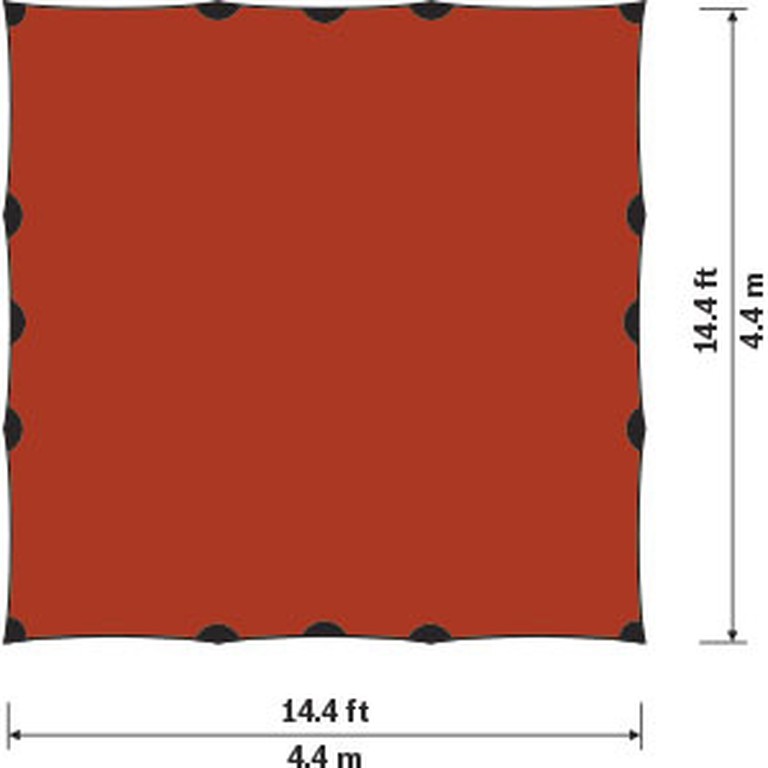 Tarp UL 20 Hilleberg - Nylon siliconé ultraléger