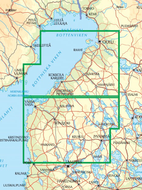 GT tiekartta Länsi-Suomi