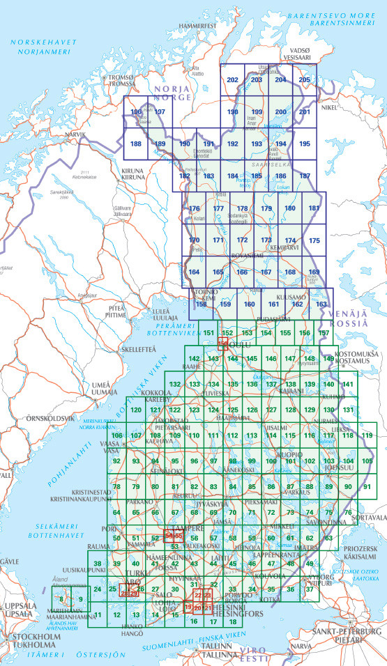 Atlas Routier Finlande - GT Tiekartasto Suomi