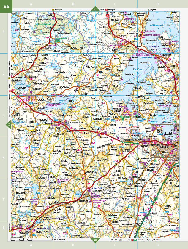 Atlas Routier Finlande - GT Tiekartasto Suomi