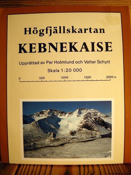 Kebnekaise - Högfjällskartan