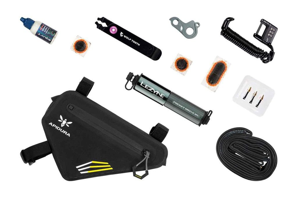 Sacoche de cadre imperméable et ultra légère Apidura Racing Frame Pack - 1 L