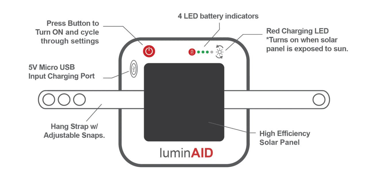 Lanterne solaire LuminAID Solar Lantern