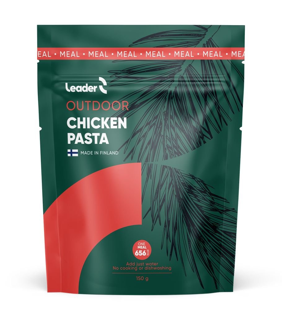 Plat lyophilisé Pâtes au Poulet - Leader Outdoor