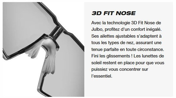 Julbo Lunettes de soleil running, trail, vélo, ski FREQUENCY Mixte Rose Pastel/Vert Catégorie 3