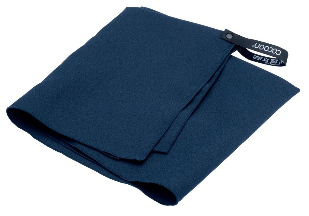 Serviette de voyage compacte et légère Cocoon Microfiber Towel Hyperlight - Bleu marine/Lava Grey