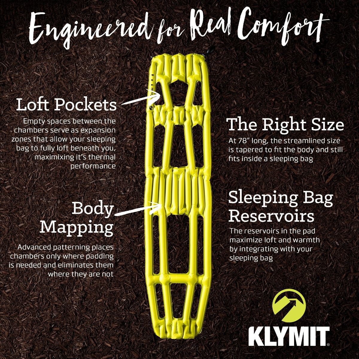Klymit Motion 60L Pack Ultra Léger Gris Noir M/L Randonnée Et Voyage